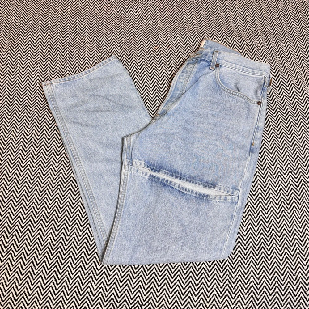 AGOLDE | Lana Slice Jeans Straight Leg Mid Rise | Sz 30 | NWOT - Picture 8 of 9